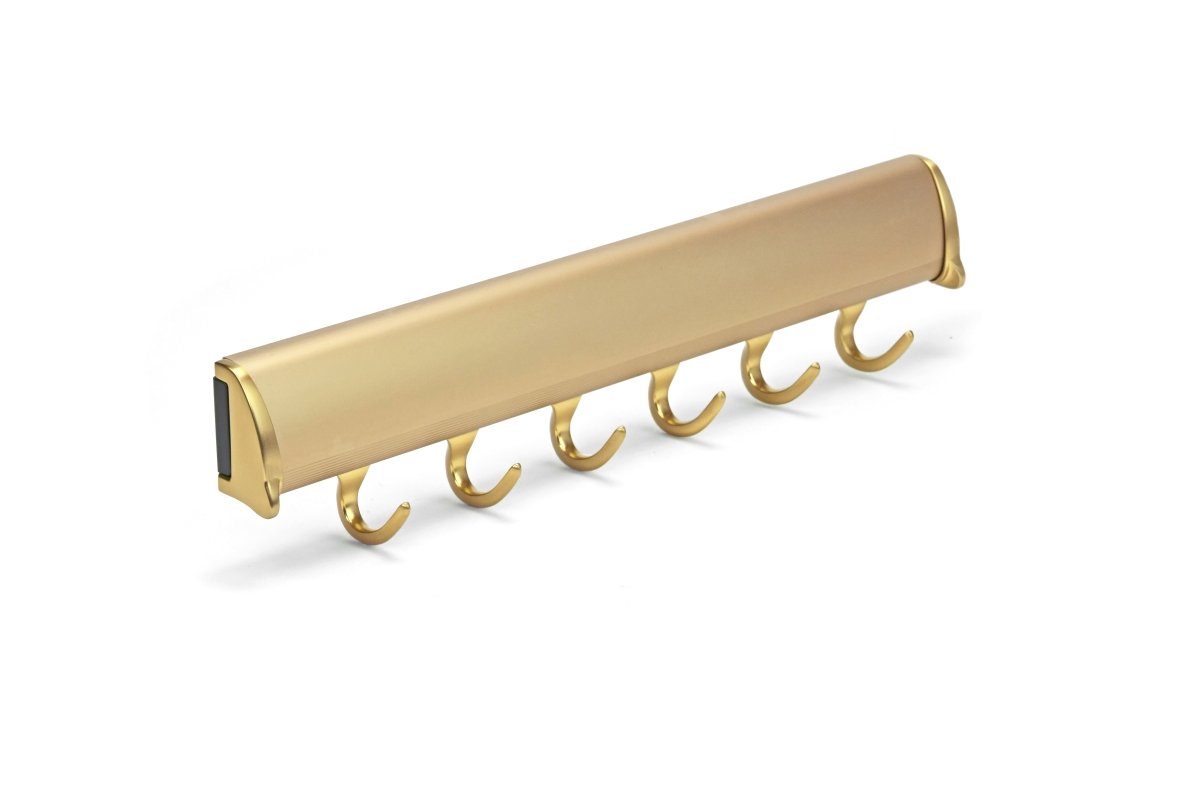 TAG Hardware Designer 5 - Hook Telescopic Valet Belt Rack - KI Home