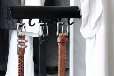 TAG Hardware Designer 5 - Hook Telescopic Valet Belt Rack - KI Home