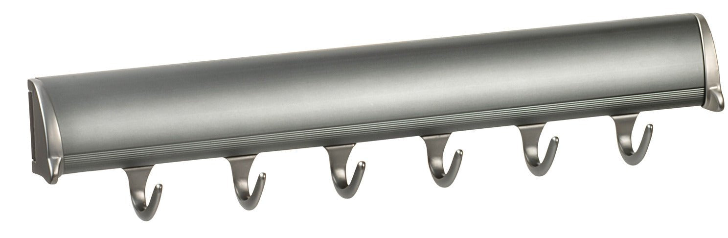 TAG Hardware Designer 6 - Hook Valet Belt Tie Rack Closet Organizer with 13.75 Inch Extension - KI Home