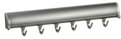 TAG Hardware Designer 6 - Hook Valet Belt Tie Rack Closet Organizer with 13.75 Inch Extension - KI Home