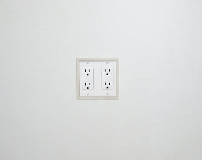 TAG Hardware Double Outlet Grommet Wall Switch Outlet - KI Home