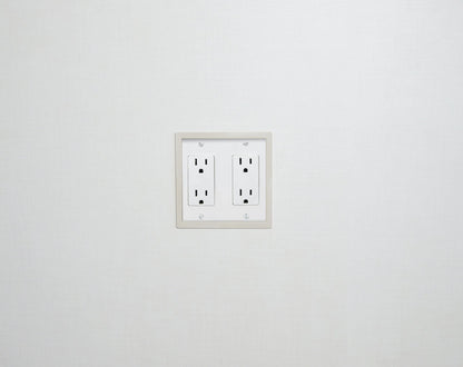 TAG Hardware Double Outlet Grommet Wall Switch Outlet - KI Home