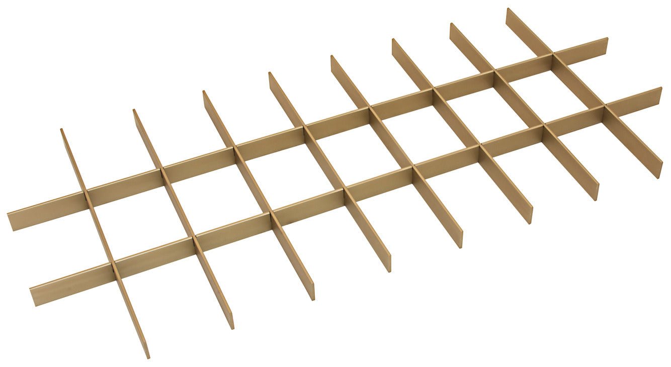 TAG Hardware Engage Jewelry Drawer Insert Customizable Grids for Jewelry, Ties, and Accessories, Adaptable with Drawer Face Adapters - KI Home