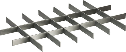 TAG Hardware Engage Jewelry Drawer Insert Customizable Grids for Jewelry, Ties, and Accessories, Adaptable with Drawer Face Adapters - KI Home