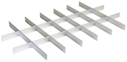 TAG Hardware Engage Jewelry Drawer Insert Customizable Grids for Jewelry, Ties, and Accessories, Adaptable with Drawer Face Adapters - KI Home