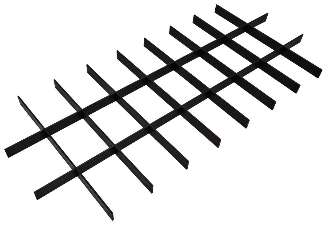 TAG Hardware Engage Jewelry Drawer Insert Customizable Grids for Jewelry, Ties, and Accessories, Adaptable with Drawer Face Adapters - KI Home