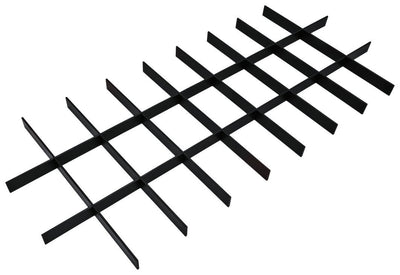 TAG Hardware Engage Jewelry Drawer Insert Customizable Grids for Jewelry, Ties, and Accessories, Adaptable with Drawer Face Adapters - KI Home