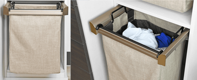 TAG Hardware Engage Premium Fully Lined Fabric Hamper Replacement Laundry Bag without Handles - KI Home
