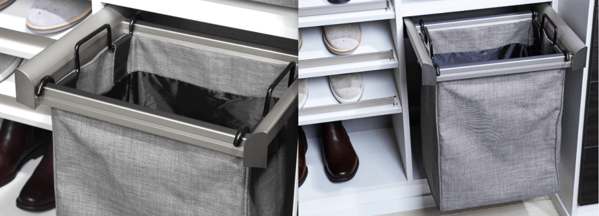 TAG Hardware Engage Premium Fully Lined Fabric Hamper Replacement Laundry Bag without Handles - KI Home