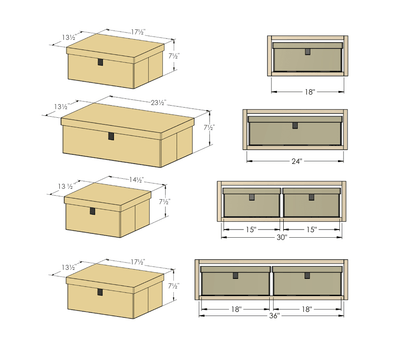 TAG Hardware ENGAGE Storage Box – Modular Closet Organizer - KI Home