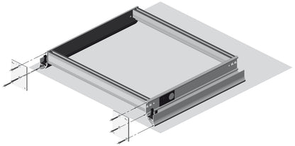 TAG Hardware Optional Adapter Kit for Attaching Drawer Fronts for the Closet Organization System - KI Home