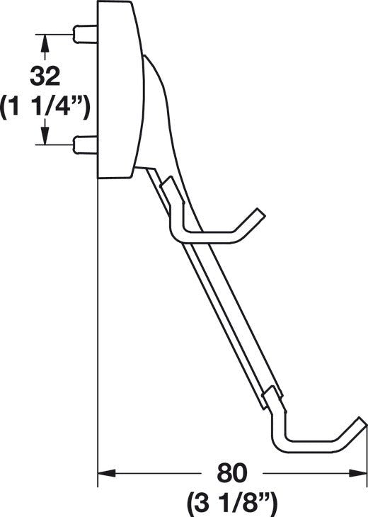TAG Hardware Premium 5 - Hook Belt Cleat Mount Space - Saving Organizer - KI Home