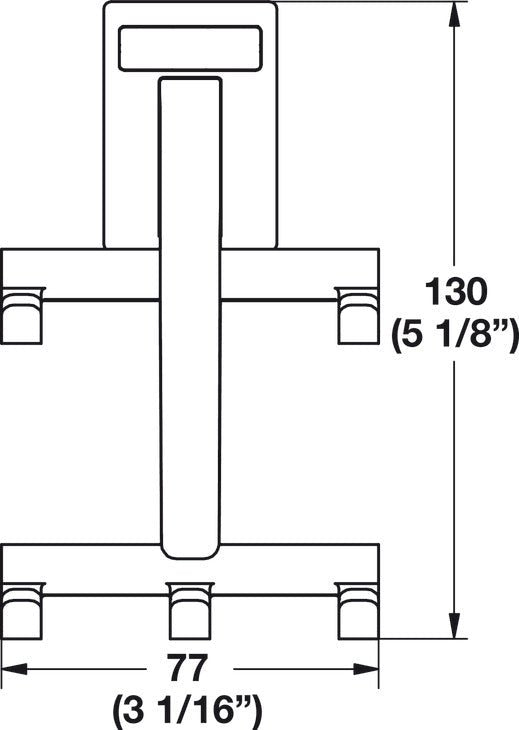 TAG Hardware Premium 5 - Hook Belt Cleat Mount Space - Saving Organizer - KI Home