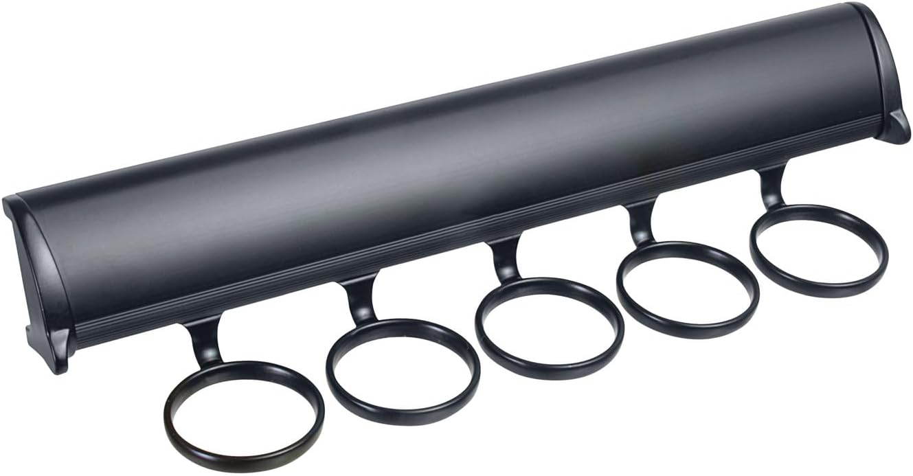 TAG Hardware Premium 5 - Ring Full Extension Pullout Closet Wardrobe Scarf Rack - KI Home