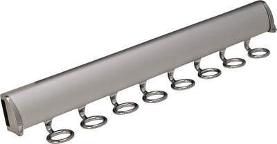 TAG Hardware Premium 8 - Hook 17 7/8 Inch Long Full Extension Pullout Closet Wardrobe Scarf Rack - KI Home