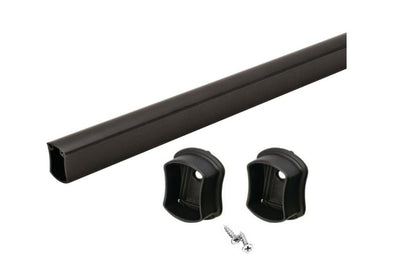 TAG Hardware Premium Concave Wardrobe Closet Rod - Aluminum Hanging Rail - KI Home