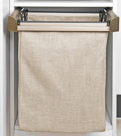 TAG Hardware Premium Engage Closet Laundry Hamper Full Extension Soft - Close and Removable Bags and Handles - KI Home