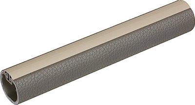 TAG Hardware Premium Leather Wrapped Closet Rod | Luxury Wardrobe Pole - KI Home