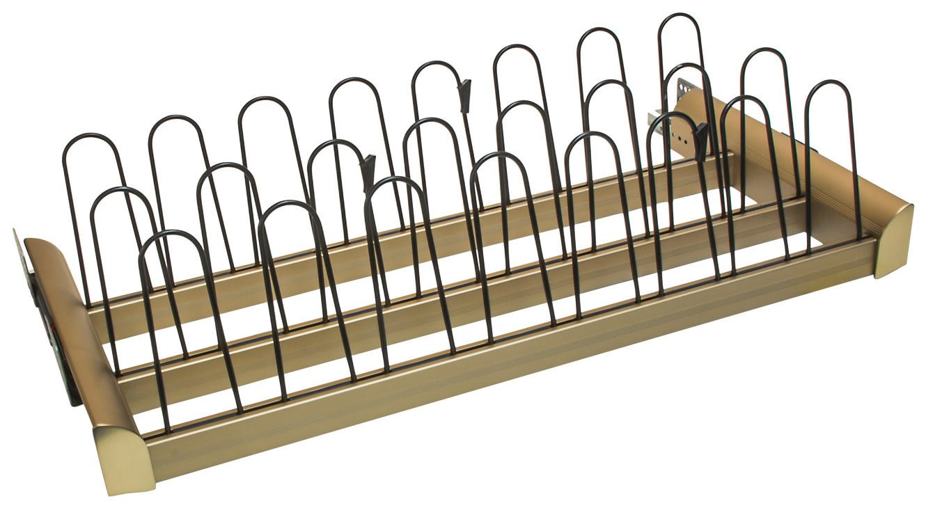 TAG Hardware Premium Shoe Rack Closet Wardrobe Organizer with Full extension Pullout Soft Close slides - KI Home