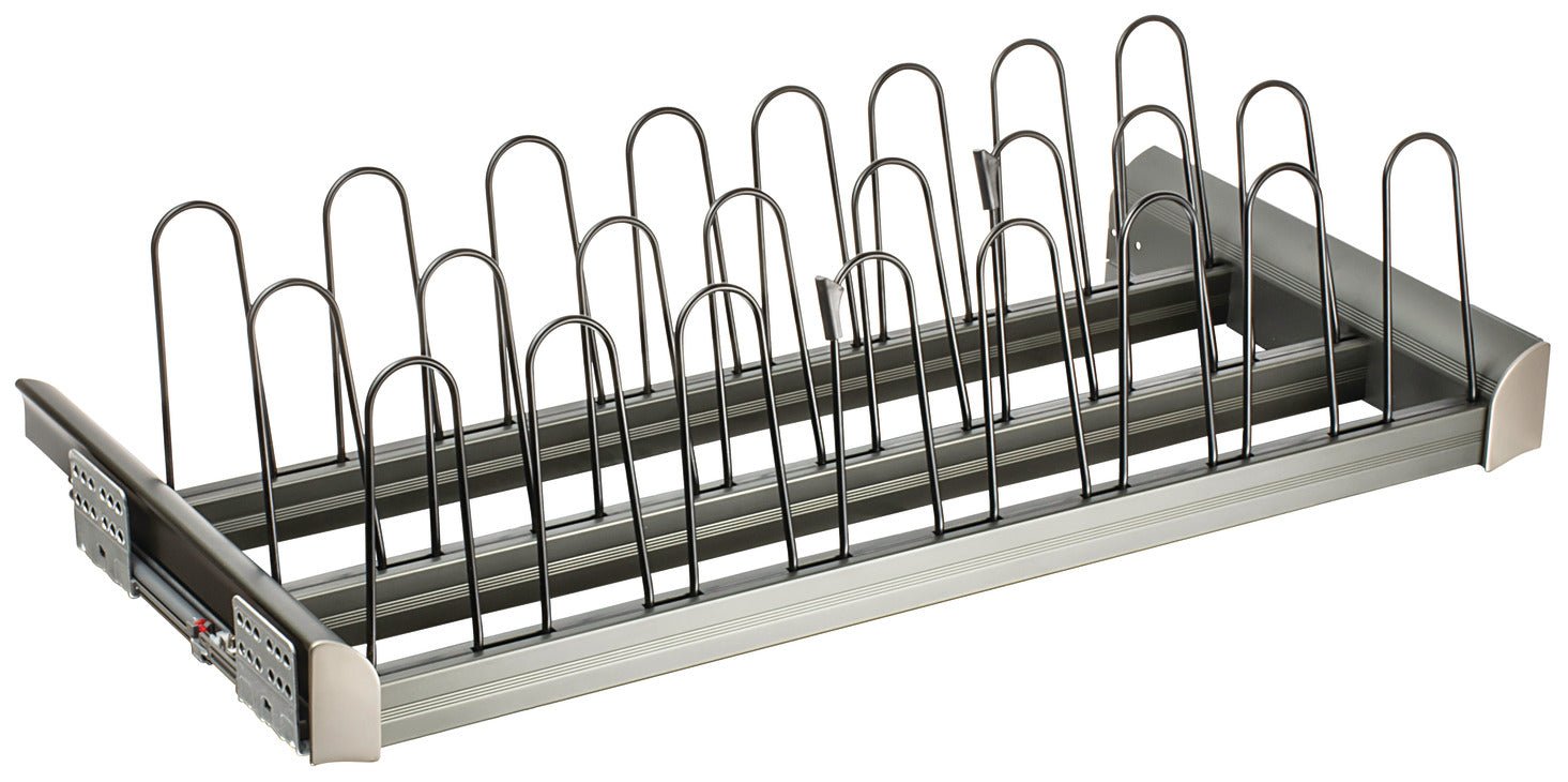 TAG Hardware Premium Shoe Rack Closet Wardrobe Organizer with Full extension Pullout Soft Close slides - KI Home