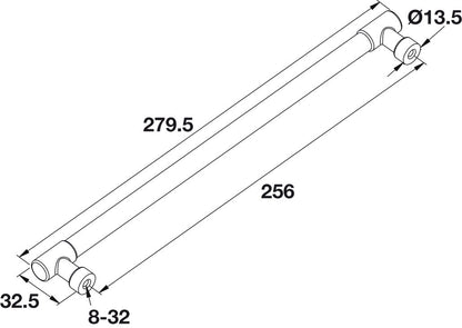 TAG Hardware Premium Traditional Bar Drawer Handle – Elegant and Functional Cabinet Pull - KI Home
