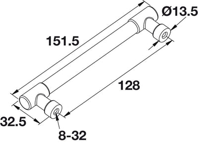 TAG Hardware Premium Traditional Bar Drawer Handle – Elegant and Functional Cabinet Pull - KI Home