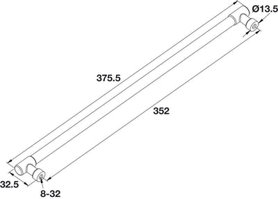 TAG Hardware Premium Traditional Bar Drawer Handle – Elegant and Functional Cabinet Pull - KI Home