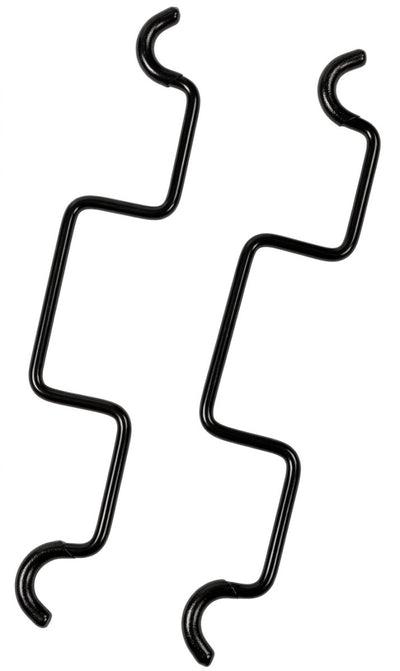 TAG Hardware Set of 2 Black Steel Replacement Hamper Handles - KI Home
