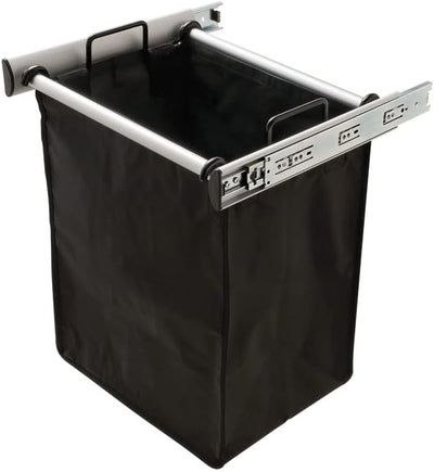 TAG Hardware Synergy Collection Full Extension Pullout Laundry Hamper with Removable Bag(s) and Handles - KI Home