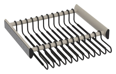 TAG Hardware SYNERGY Full Extension Slides Pull-Out Pant Rack Slides Closet Organizer - KI Home