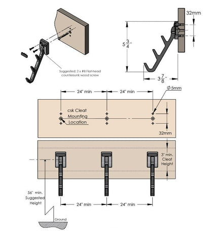 TAG Hardware Ultimate 3 - Case Pack – Premium Closet Organization Rack - KI Home