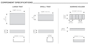 TAG Hardware Contour Premium Top Tray Trim-to-Fit Faux Leather Kit