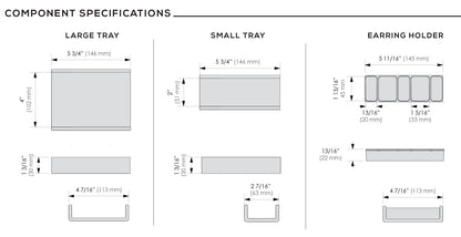 TAG Hardware Contour Premium Top Tray Trim-to-Fit Faux Leather Kit