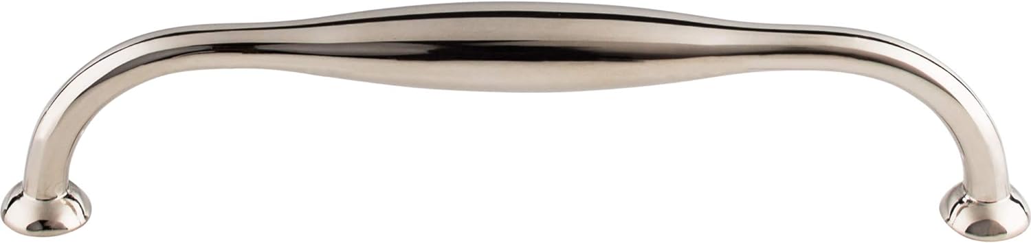 Top Knobs Chareau Shrewsbury 6 5/16" Center Bar Pull Finish: Brushed Satin Nickel - KI Home