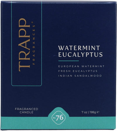 Trapp - No. 76 Watermint Eucalyptus - 7 oz. Signature Candle - KI Home