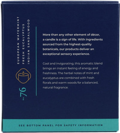 Trapp - No. 76 Watermint Eucalyptus - 7 oz. Signature Candle - KI Home