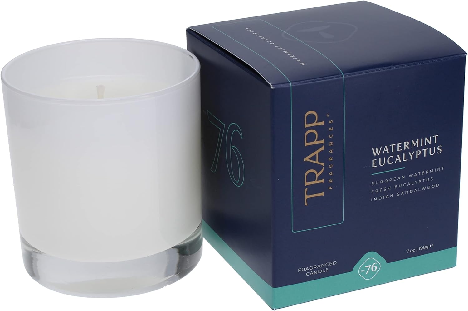Trapp - No. 76 Watermint Eucalyptus - 7 oz. Signature Candle - KI Home