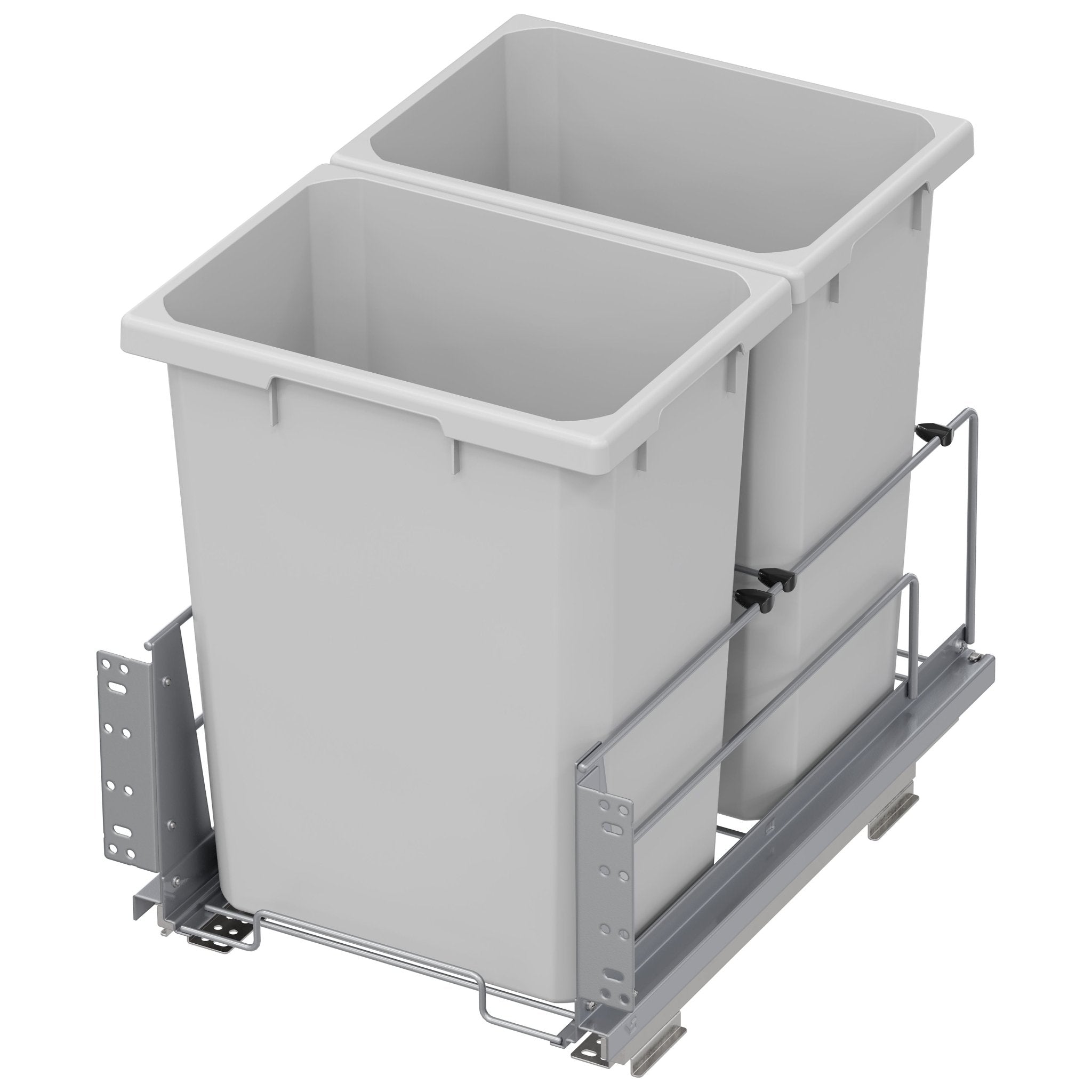 Vauth - Sagel Envi BMT Double 35 or 50 Quart Bottom Mount Soft - Close Waste Container System - KI Home