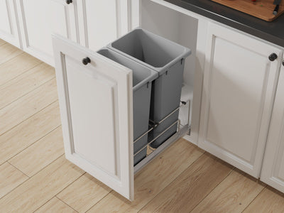 Vauth - Sagel Envi BMT Double 35 or 50 Quart Bottom Mount Soft - Close Waste Container System - KI Home