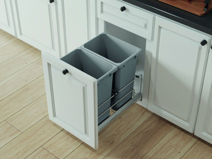 Vauth - Sagel Envi BMT Double 35 or 50 Quart Bottom Mount Soft - Close Waste Container System - KI Home