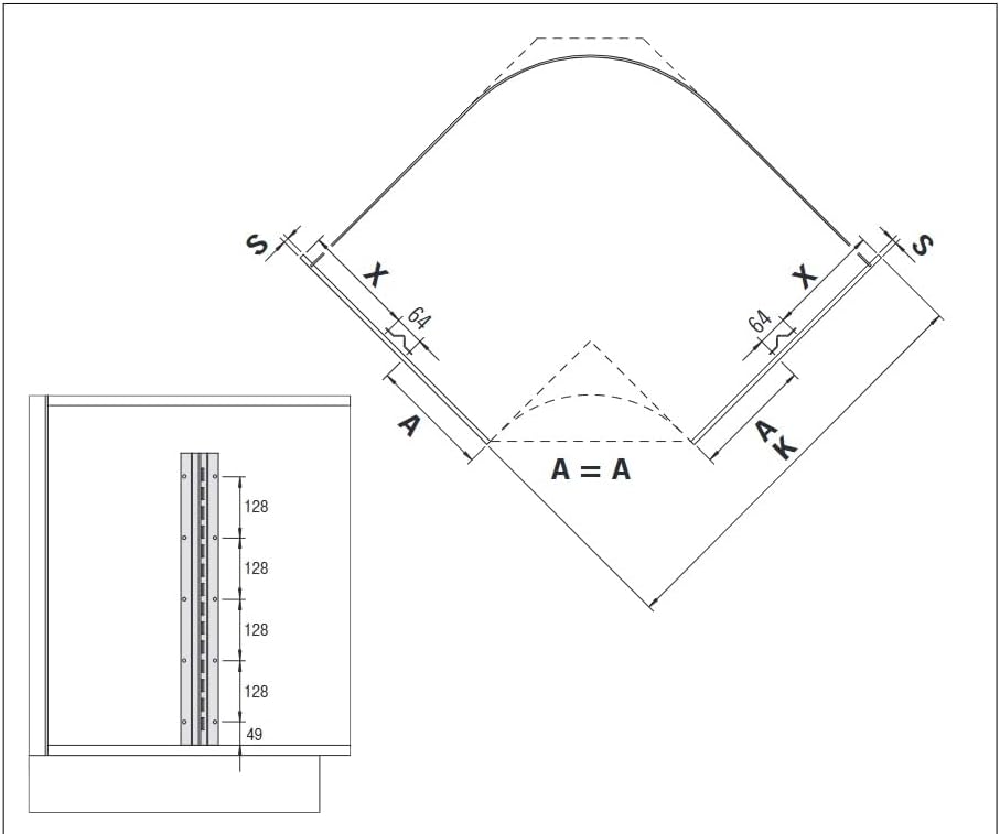 Vauth - Sagel VS COR® Wheel Pro Planero Fullround 2 - Shelf Independently Rotating Lazy Susan - KI Home