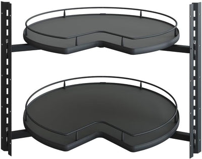 Vauth - Sagel VS COR® Wheel Pro Scalea Kidney 2 - Shelf Independently Rotating Lazy Susan - KI Home