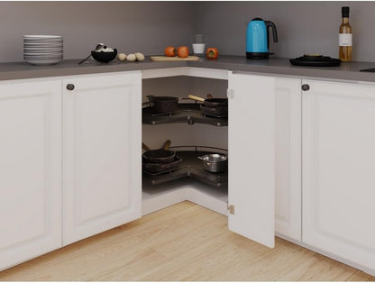 Vauth - Sagel VS COR® Wheel Pro Scalea Kidney 2 - Shelf Independently Rotating Lazy Susan - KI Home