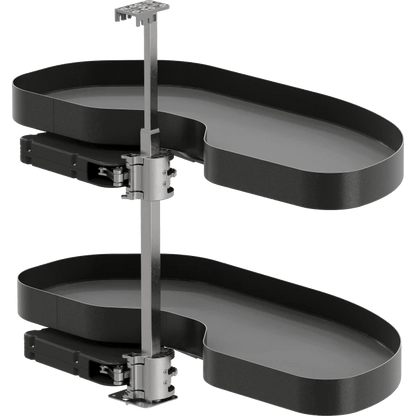 Vauth - Sagel VS CORNERSTONE® MAXX Planero Base Cabinet Pullout 2 - Shelf Lazy Susan for Blind Corner Cabinets - KI Home