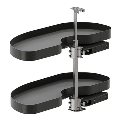 Vauth - Sagel VS CORNERSTONE® MAXX Planero Base Cabinet Pullout 2 - Shelf Lazy Susan for Blind Corner Cabinets - KI Home