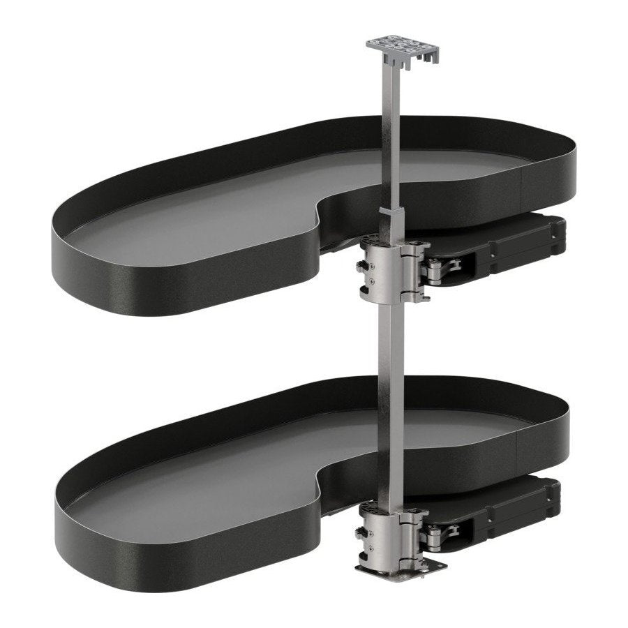 Vauth - Sagel VS CORNERSTONE® MAXX Planero Base Cabinet Pullout 2 - Shelf Lazy Susan for Blind Corner Cabinets - KI Home