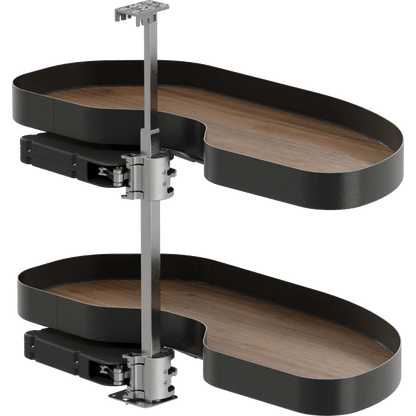 Vauth - Sagel VS CORNERSTONE® MAXX Planero Base Cabinet Pullout 2 - Shelf Lazy Susan for Blind Corner Cabinets - KI Home