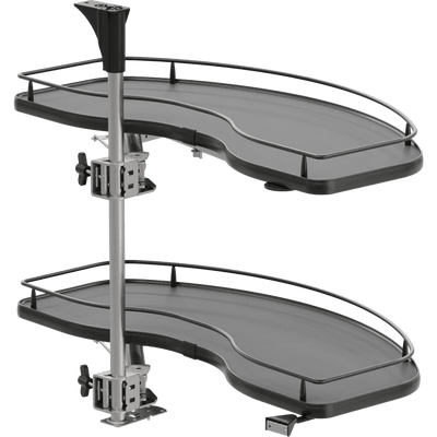 Vauth - Sagel VS CORNERSTONE® Swing Scalea Independant movement 2 - Shelf Lazy Susan for Blind Corner Cabinets - KI Home