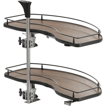 Vauth - Sagel VS CORNERSTONE® Swing Scalea Independant movement 2 - Shelf Lazy Susan for Blind Corner Cabinets - KI Home