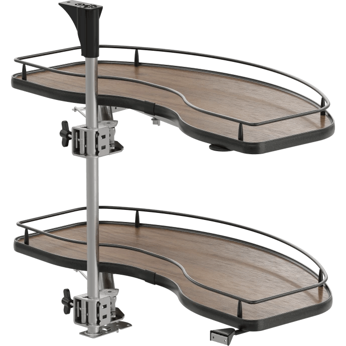 Vauth - Sagel VS CORNERSTONE® Swing Scalea Independant movement 2 - Shelf Lazy Susan for Blind Corner Cabinets - KI Home